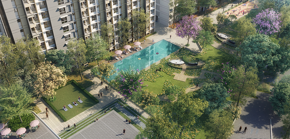 Crown Kolshet - Residential Project in Thane with Lush Greenery